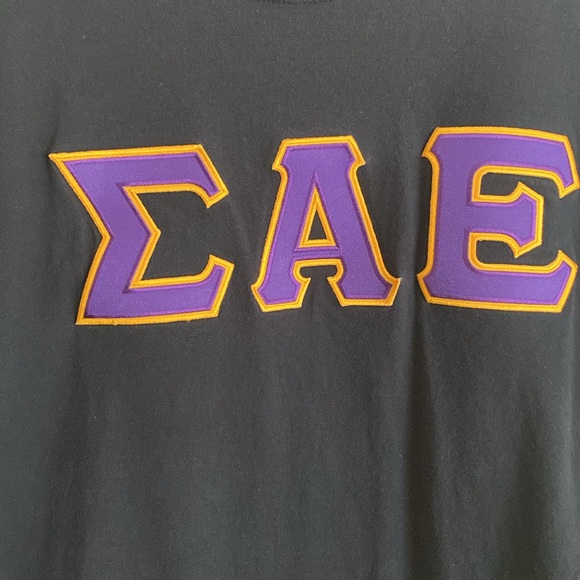 Sigma Alpha Epsilon T-Shirt Black XXL - Picture 2 of 6